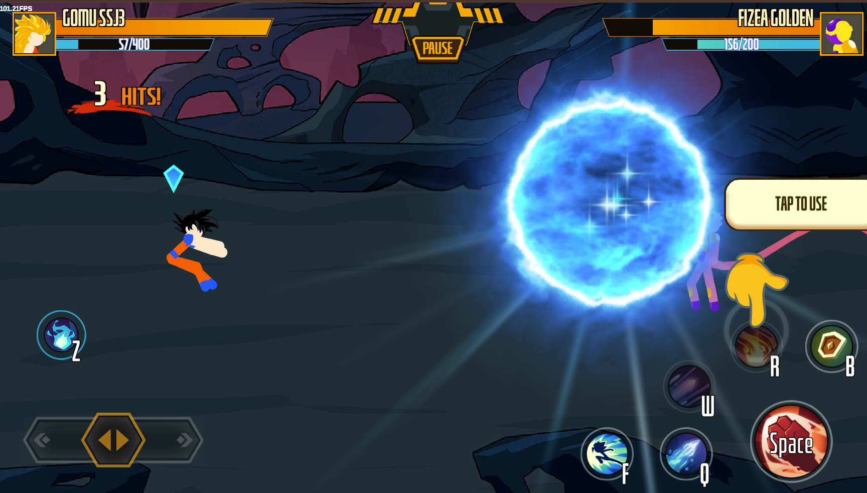 Intense dragon battle in Stickman Dragon Fight